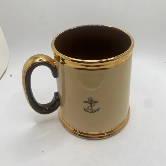Vintage Gibsons Staffordshire mug featuring a clipper sailing ship design. - Picture 5 of 9